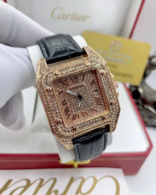 Cartier Iced Stone Wristwatch